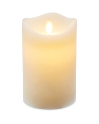 Cream Dancing Flame Candle Cream