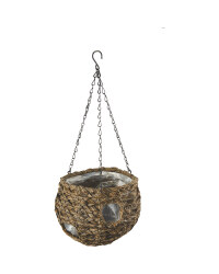 Dark Ball Hanging Basket 9"