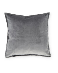 Dark Grey Velvet Cushion