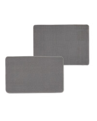 Dark Grey Kitchen/Utility Mat Set