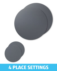 Dark Grey Placemat & Coaster Bundle