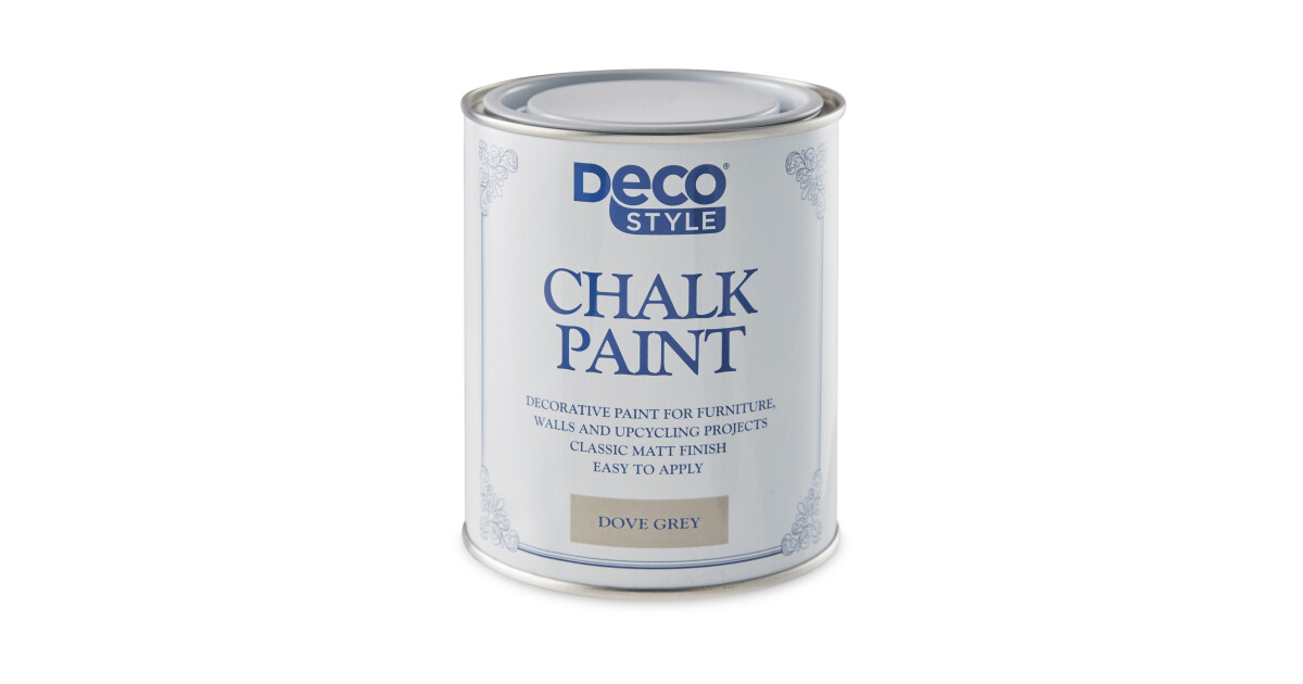 Deco Style Dove Grey Chalk Paint Aldi Uk, Dove Grey Chalky Furniture Paint