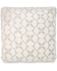 Decorative Cushion - Circles - Cream