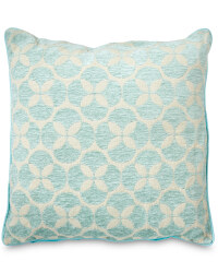 Decorative Cushion - Circles - Duck Egg