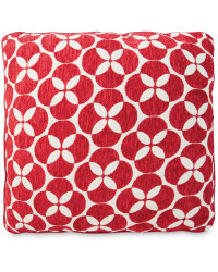 Decorative Cushion - Circles - Red