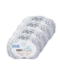 Denim Washed Natural Yarn 4 Pack