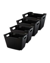 Design Living Boxes 1.8L 4 Pack - Black