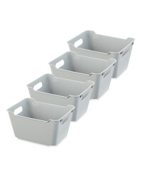 Design Living Boxes 1.8L 4 Pack - Grey