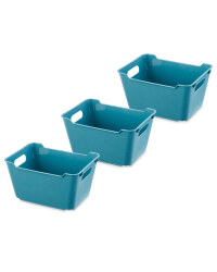 Design Living Boxes 6L 3 Pack - Grey