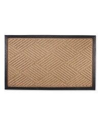 Diamond Design Doorguard Mat - Brown