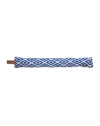 Diamond Draught Excluder - Blue