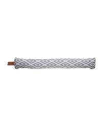 Diamond Draught Excluder - Grey