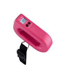 Digital Suitcase Scale - Hot Coral