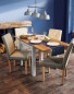Dining Table & Cream Chair Set