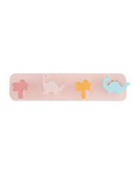 Kirkton House Dinosaur Wall Hook - Pink