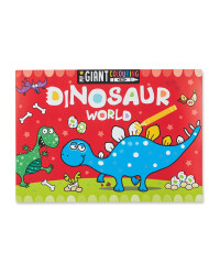 Dinosaur World Colouring Poster Pad