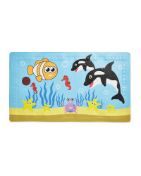 Dolphin Heat Spot Kids' Bath Mat