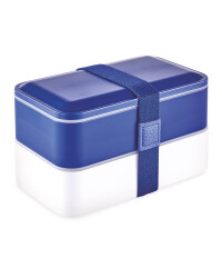 Double Bento Lunchbox - Navy