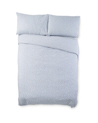 Blue Dots Cooling Double Duvet Set