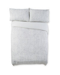 Grey Dots Cooling Double Duvet Set