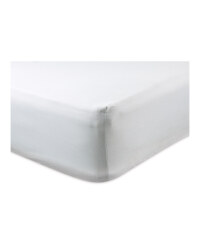 Double Easy Care Fitted Sheet - Light Grey