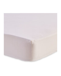 Double Easy Care Fitted Sheet - Off White