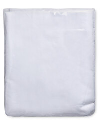Egyptian Cotton Double Fitted Sheet - White