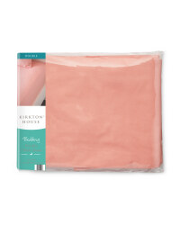 Double Fitted Sheet - Coral