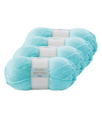 Double Knitting Yarn Aqua 4 Pack
