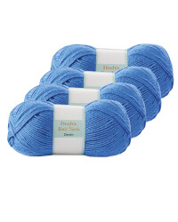 Double Knitting Yarn Denim 4 Pack