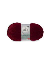 Double Knitting Yarn - Burgundy