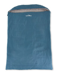 Extra Wide Double Sleeping Bag - Blue