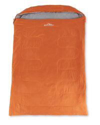 Extra Wide Double Sleeping Bag - Orange