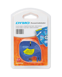 Dymo Plastic Labels - Yellow