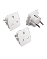 EU Travel Adapters - 3 Pack