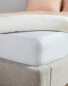 Easy Care Double Fitted Sheet - White