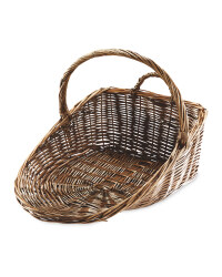 Easy Home Brown Log Basket