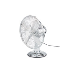 Easy Home Chrome Retro Desk Fan