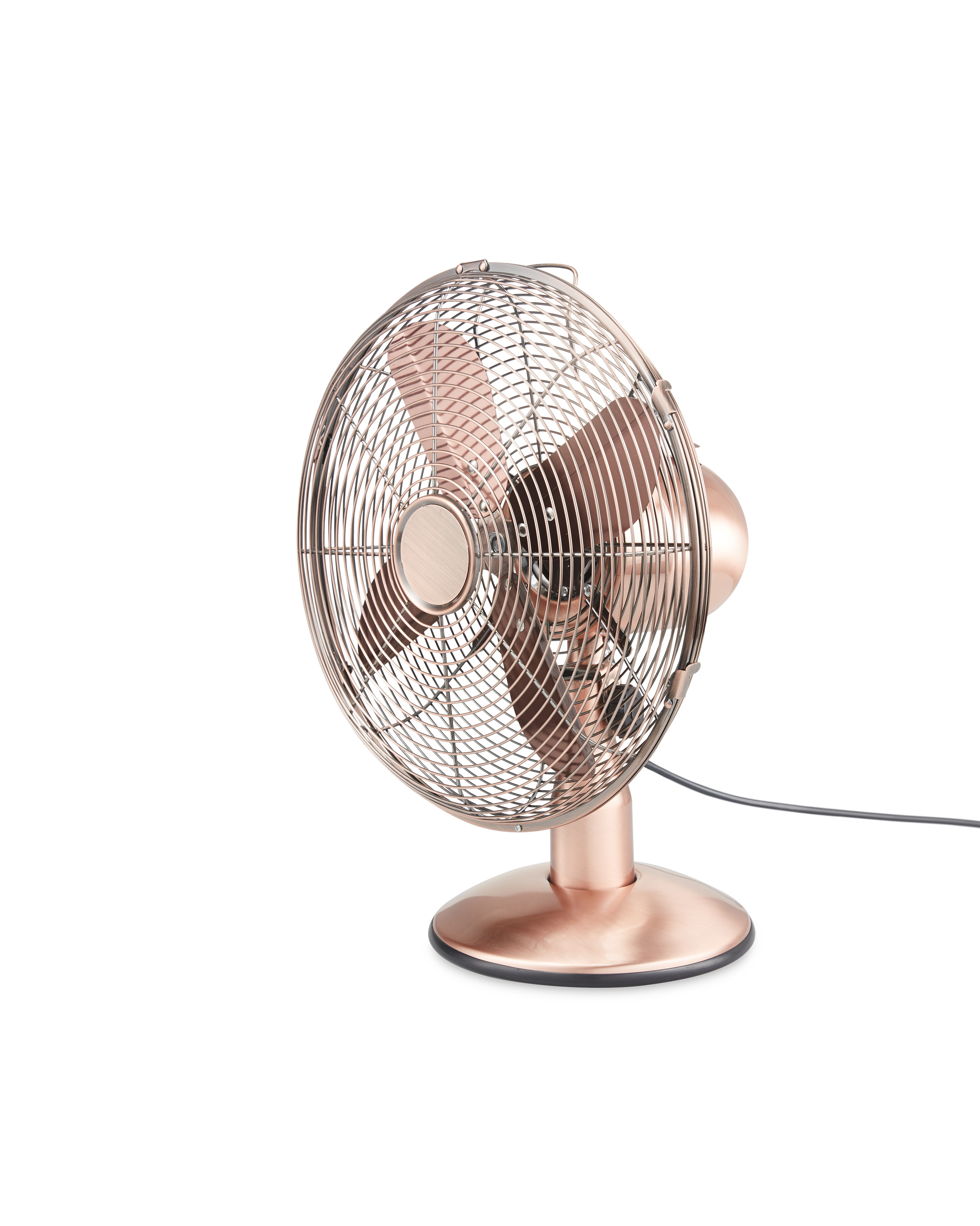 Easy Home Copper Retro Desk Fan Aldi Uk