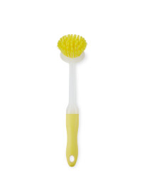 Easy Home Round Dish Brush - Yellow