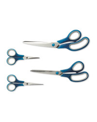 Easy Home Scissors Set 4-Piece - Petrol