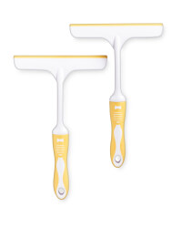 Easy Home Shower Wiper 2-Pack - Mustard
