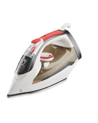 Easy Home Steam Iron - Red/White