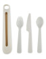 Eco Home Reusable Cutlery Set - Grey