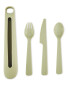 Eco Home Reusable Cutlery Set - Green