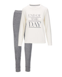 Ladies' Ecru Terry Pyjamas