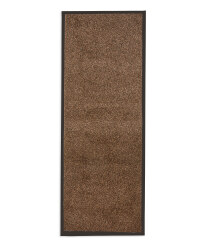 Edged Dirt Buster Mat - Dark Brown