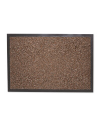 Edged Dirt Buster Runner - Light Brown