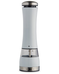 Electronic Salt and Pepper Mill - White
