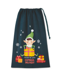 Elf Christmas Present Sack